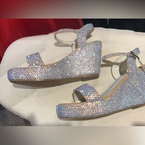 Girls sparkly Marc Defang heels